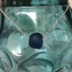 Handmade Recycled Glass Bead Necklace